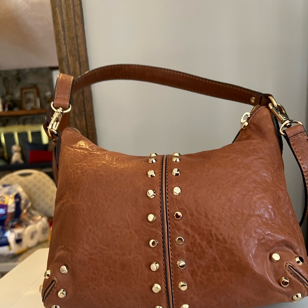Micheal Kors Astor Brown Leather crossbody/ shoulder bag